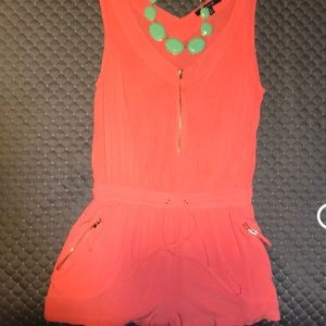 Coral Spring/Summer Romper